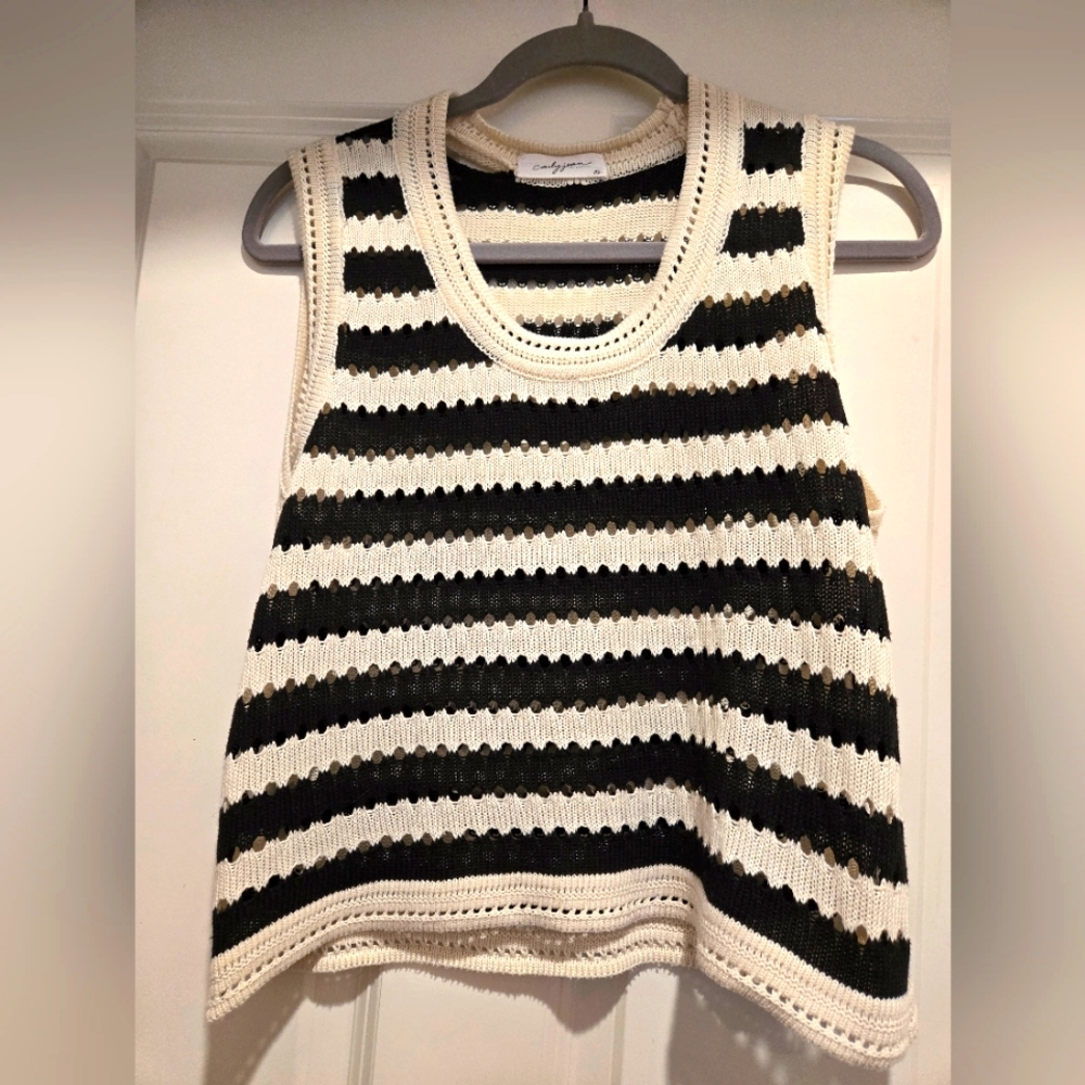 Carly Jean Los Angeles Sweater Vest, One Size